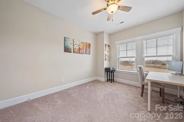 a view of workspace with a window