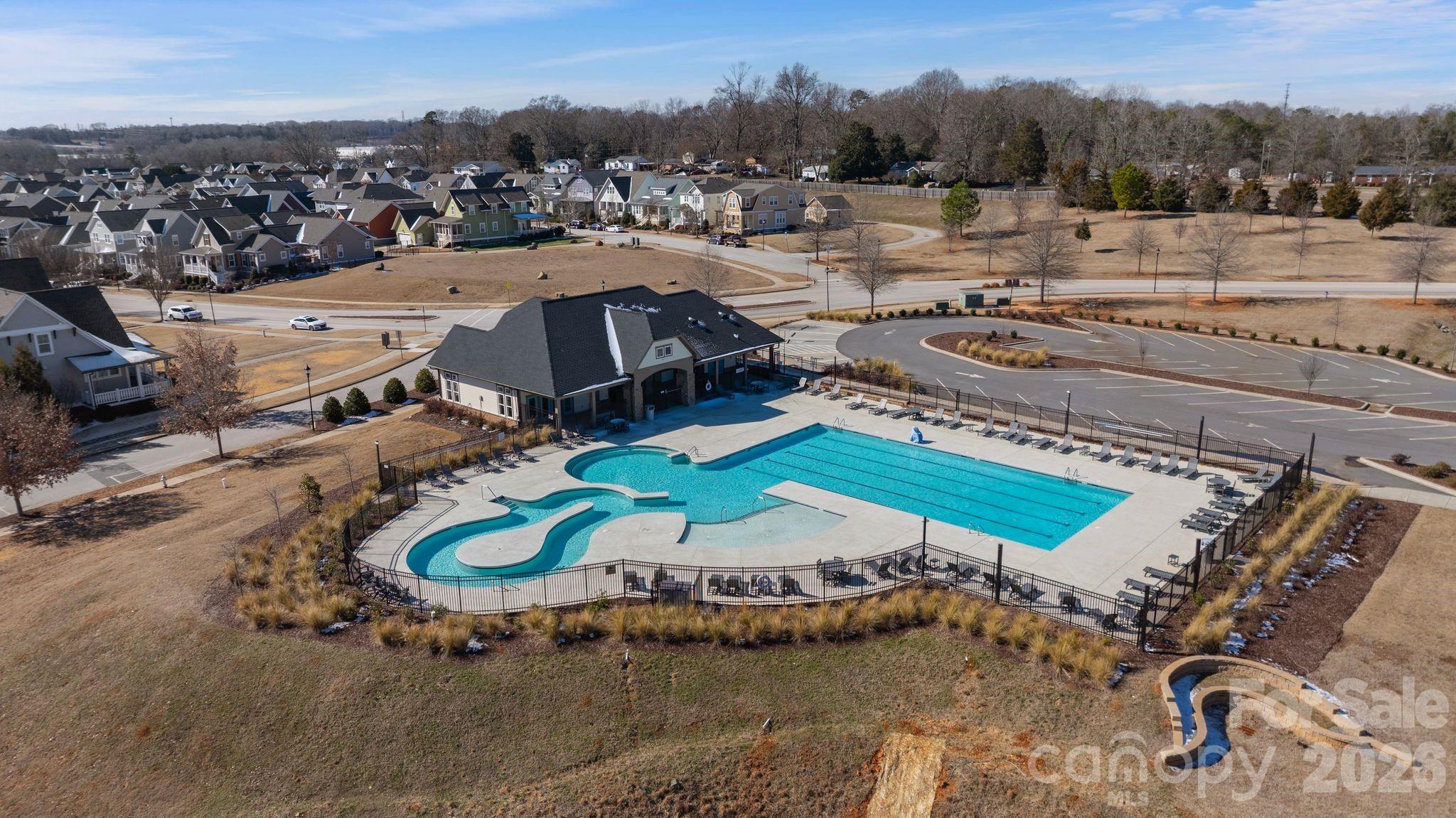 684 Dunkins Ferry Road Rock Hill, SC 29730 - Photo 26 of 32 an aerial view of a swimming pool with outdoor seating