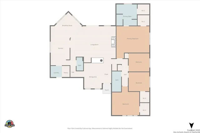 a picture of a floor plan