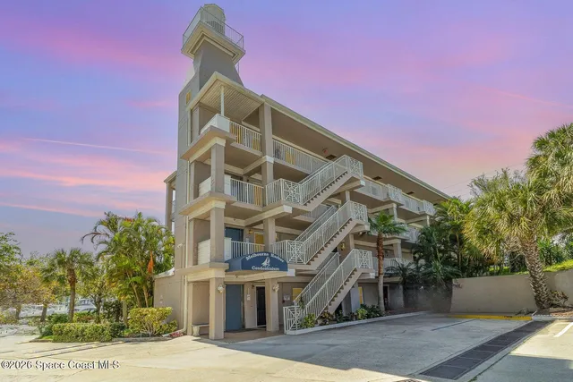 a front view of a building