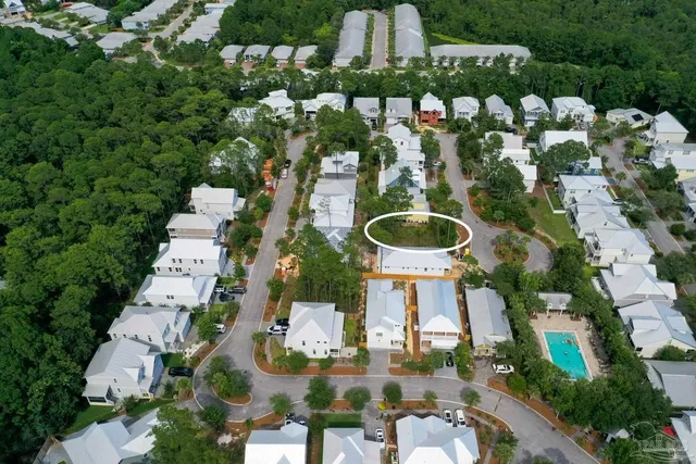 a view of a lake with a lot of trees