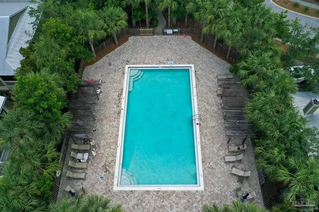 a aerial view of a house