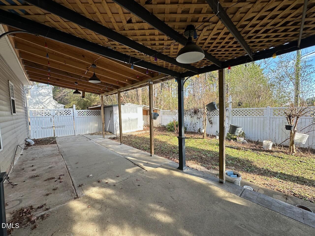 2125 Star Sapphire Drive Raleigh, NC 27610 - Photo 24 of 25 a view of a backyard of a house