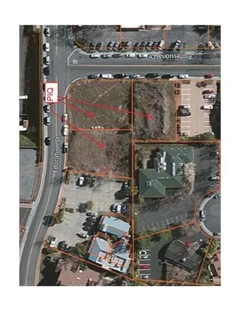 a bird view of a house