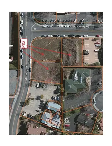 a bird view of a house