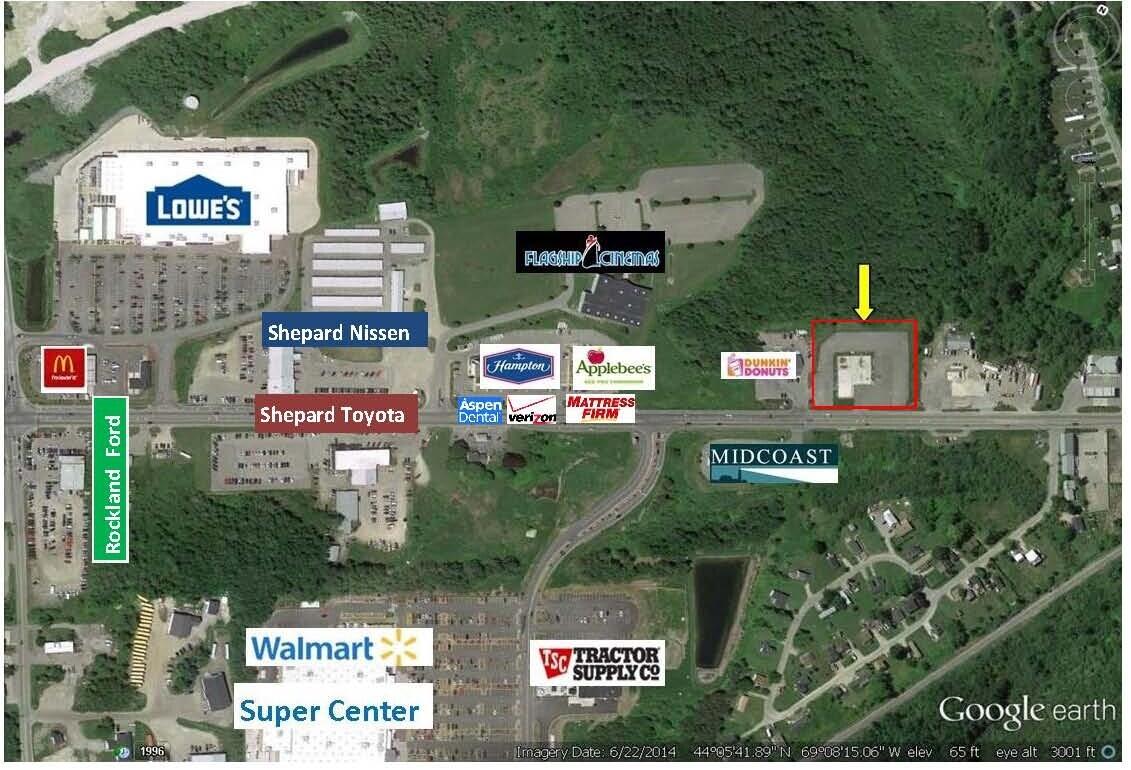 212 New County Road Thomaston, ME 04861 - Photo 2 of 2 Aerial With Logos.5A