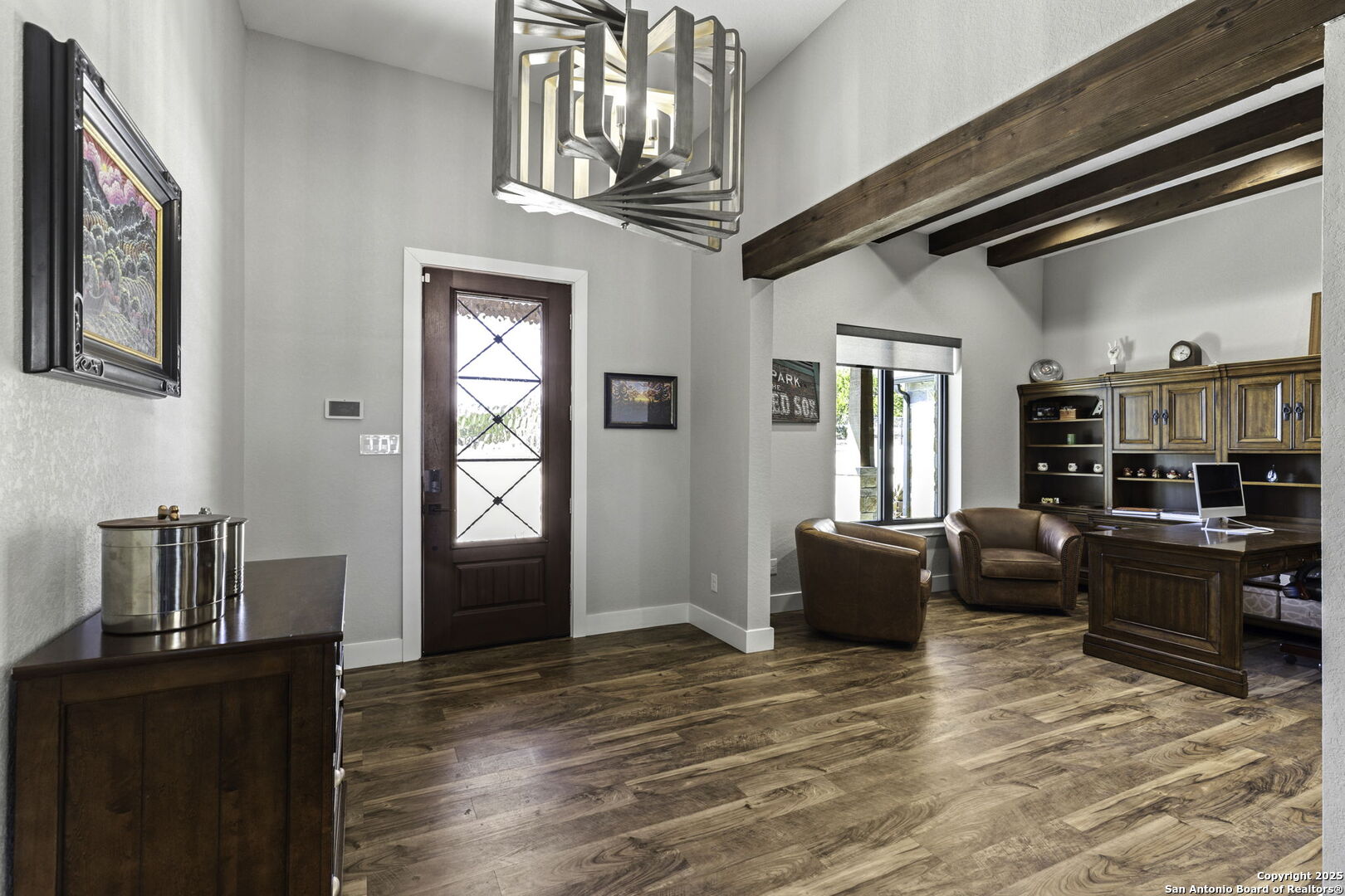 1119 Sunrise Place Spring Branch, TX 78070 - Photo 11 of 53 a living room with furniture and wooden floor