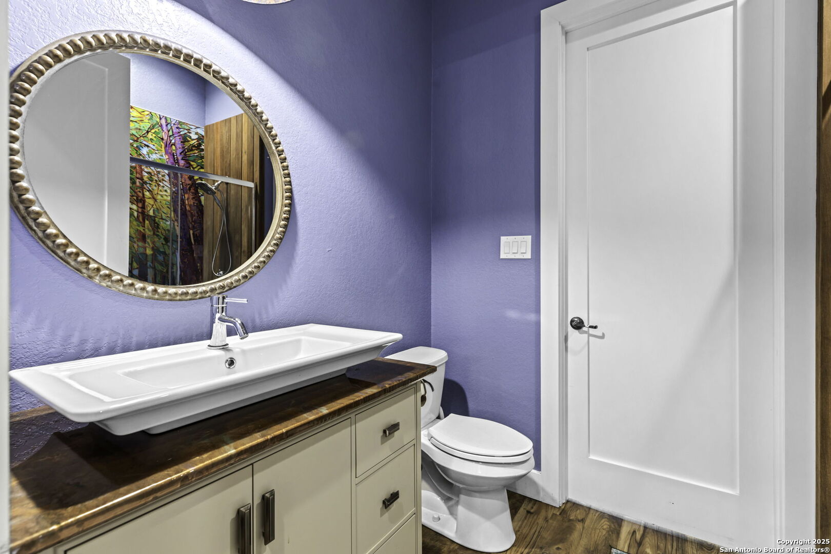 1119 Sunrise Place Spring Branch, TX 78070 - Photo 18 of 53 a bathroom with a sink and a mirror