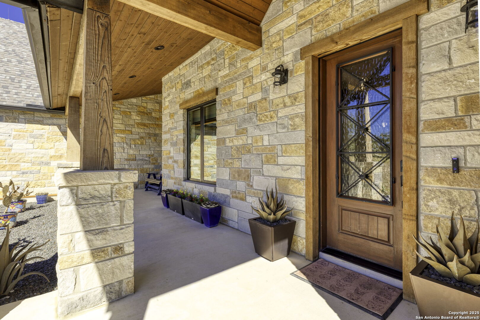 1119 Sunrise Place Spring Branch, TX 78070 - Photo 4 of 53 a balcony with furniture and next to a window
