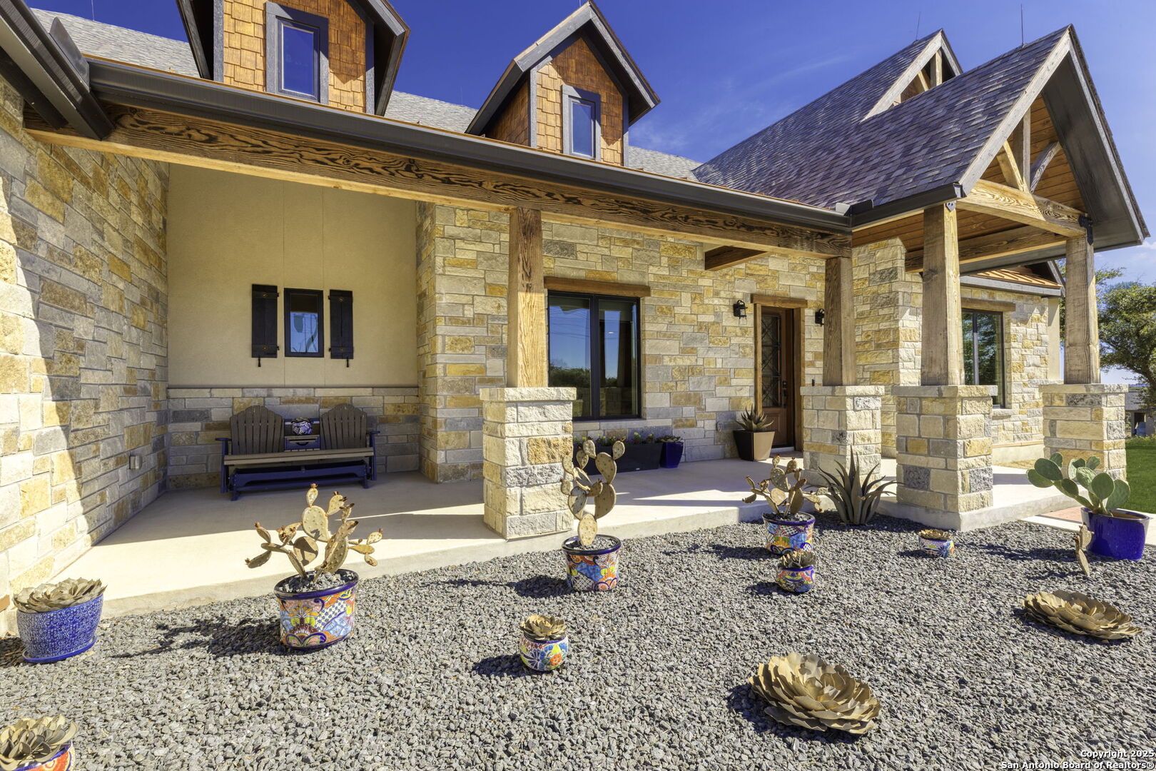 1119 Sunrise Place Spring Branch, TX 78070 - Photo 44 of 53 a front view of a house with patio furniture