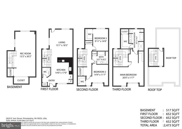 $465,000 | 2620 East York Street, Philadelphia, PA 19125