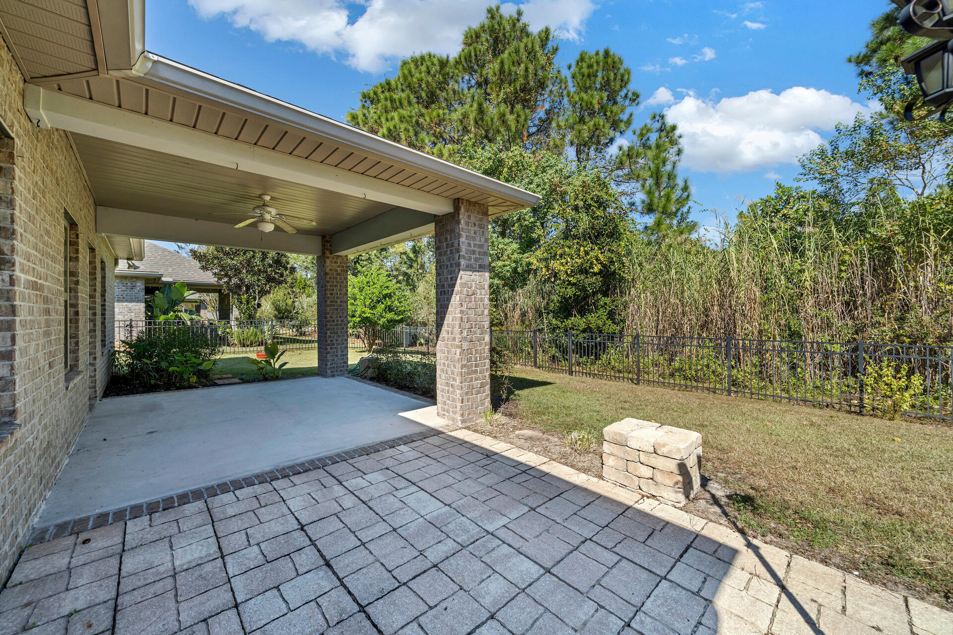 137 Lullaby Loop Santa Rosa Beach, FL 32459 - Photo 30 of 33 a view of backyard with large trees
