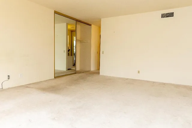 a view of an empty room