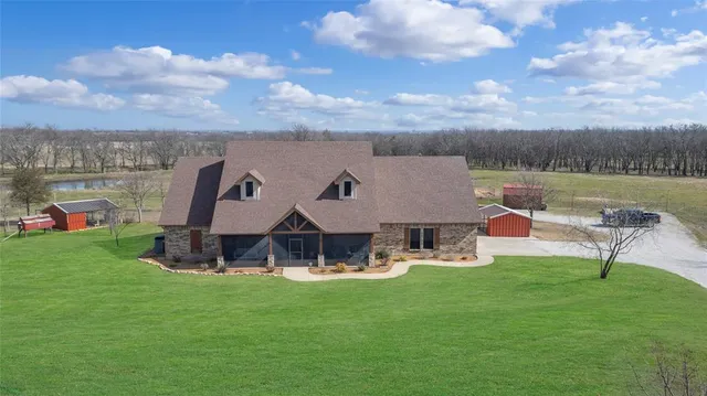 a view of an ocean and a mountain