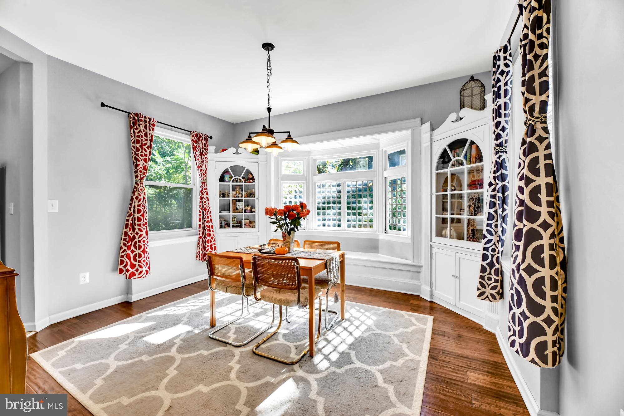 2607 Talbot Road Baltimore, MD 21216 - Photo 11 of 37 Dining Room with bay window seat and built-ins.