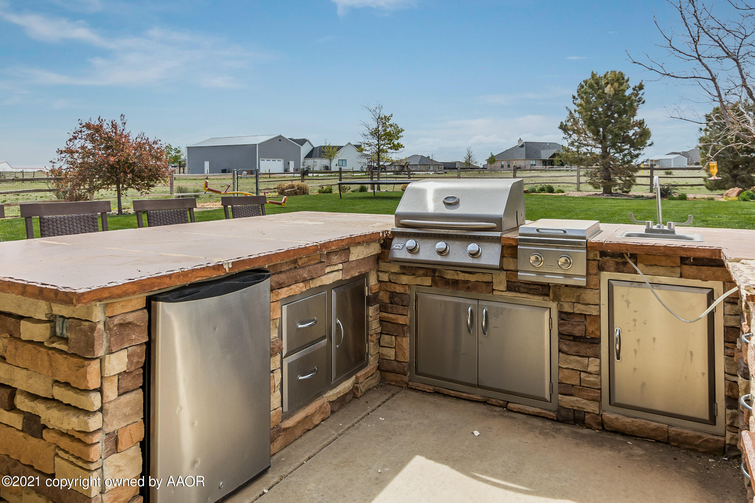 2805 Antelope Ridge Canyon, TX 79015 - Photo 32 of 40 032_Outdoor Kitchen