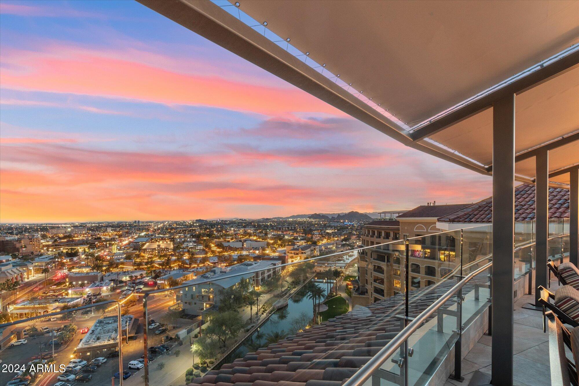 7181 East Camelback Road, Unit 206 Scottsdale, AZ 85251 - Photo 21 of 28 a view of city from balcony