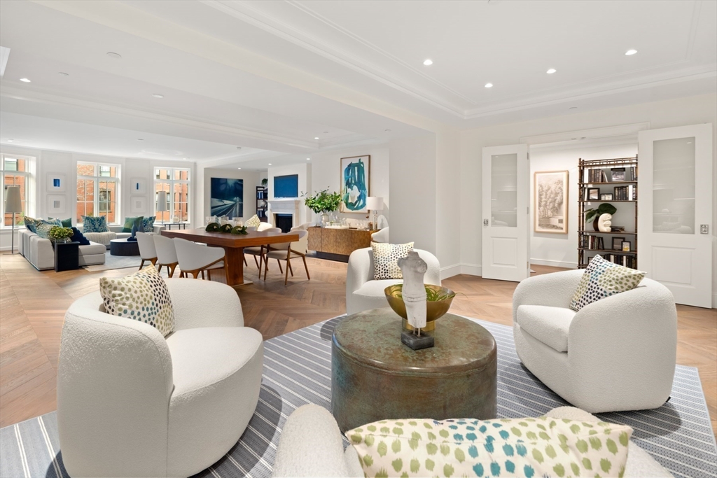 397 Commonwealth Avenue, Unit 2 Boston, MA 02215 - Photo 9 of 23 a living room with furniture and a large window