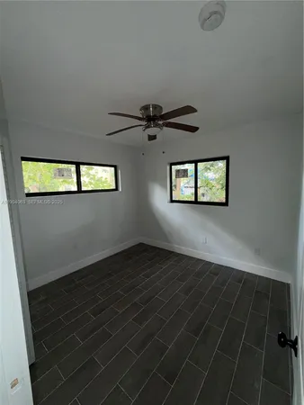 a view of a livingroom with a window