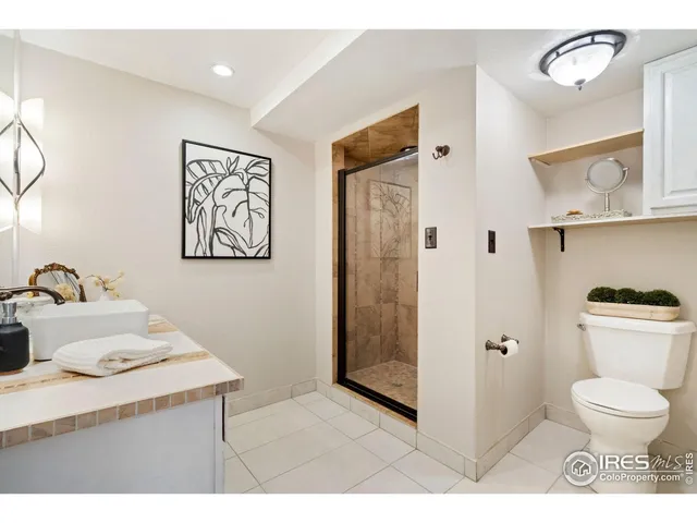 a view of an ocean and a mountain