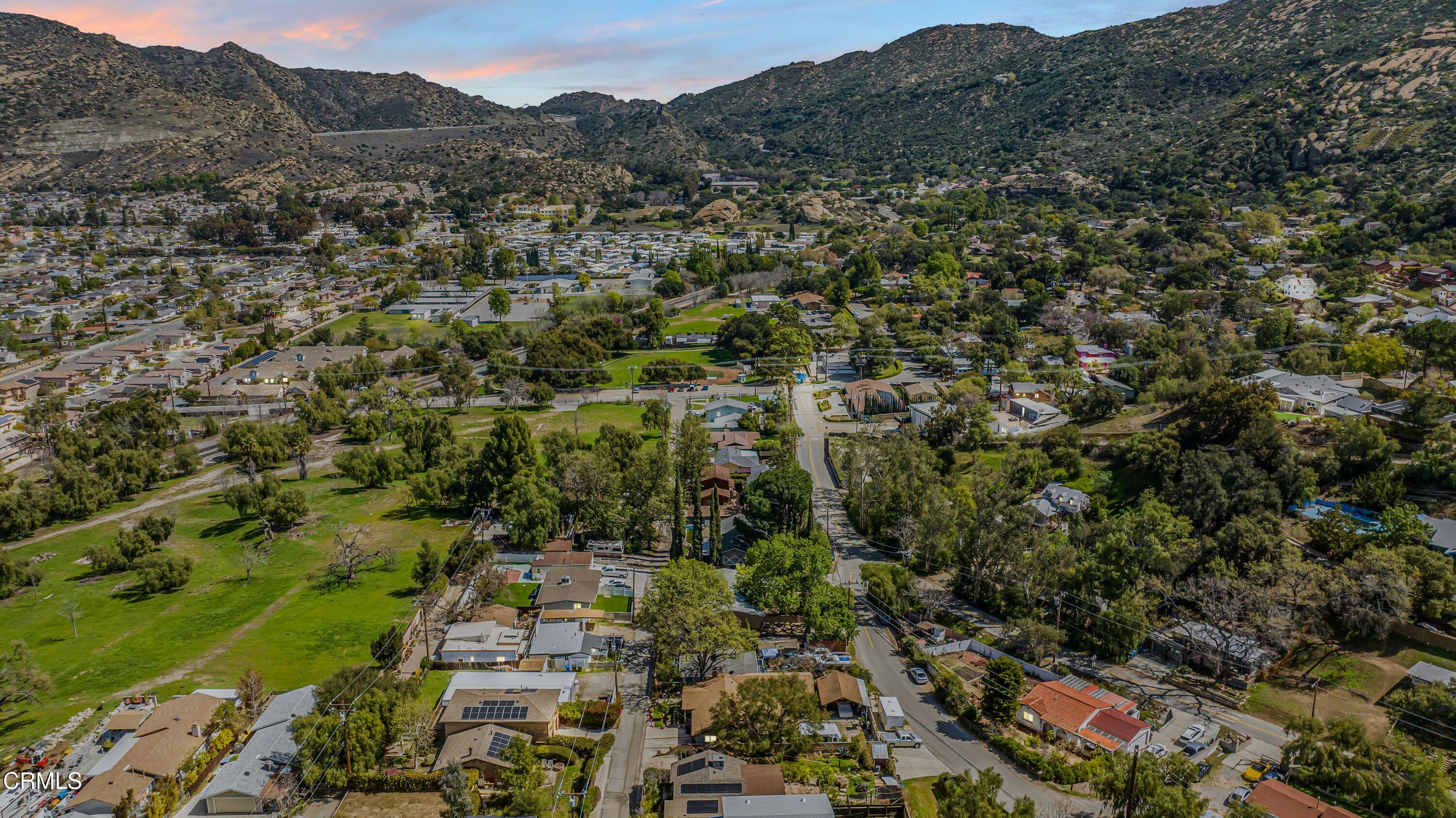 6045 Oak Knolls Road Simi Valley, CA 93063 - Photo 20 of 25 an aerial view of residential house and outdoor space