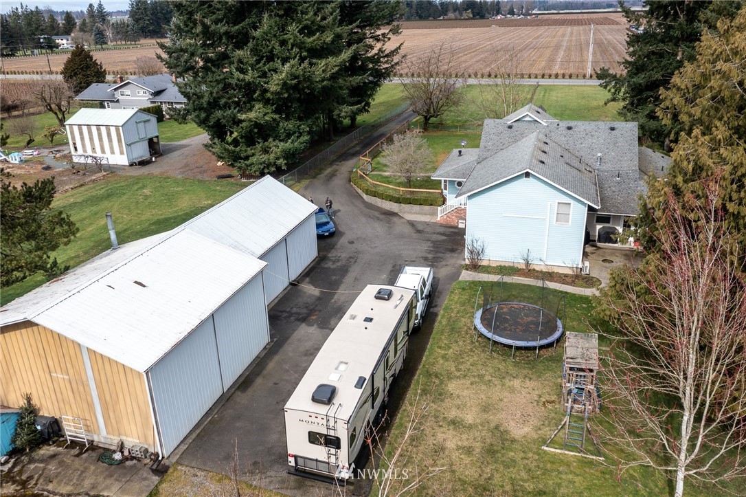 843 Loomis Trail Road Lynden, WA 98264 - Photo 25 of 33 an aerial view of a house with outdoor space