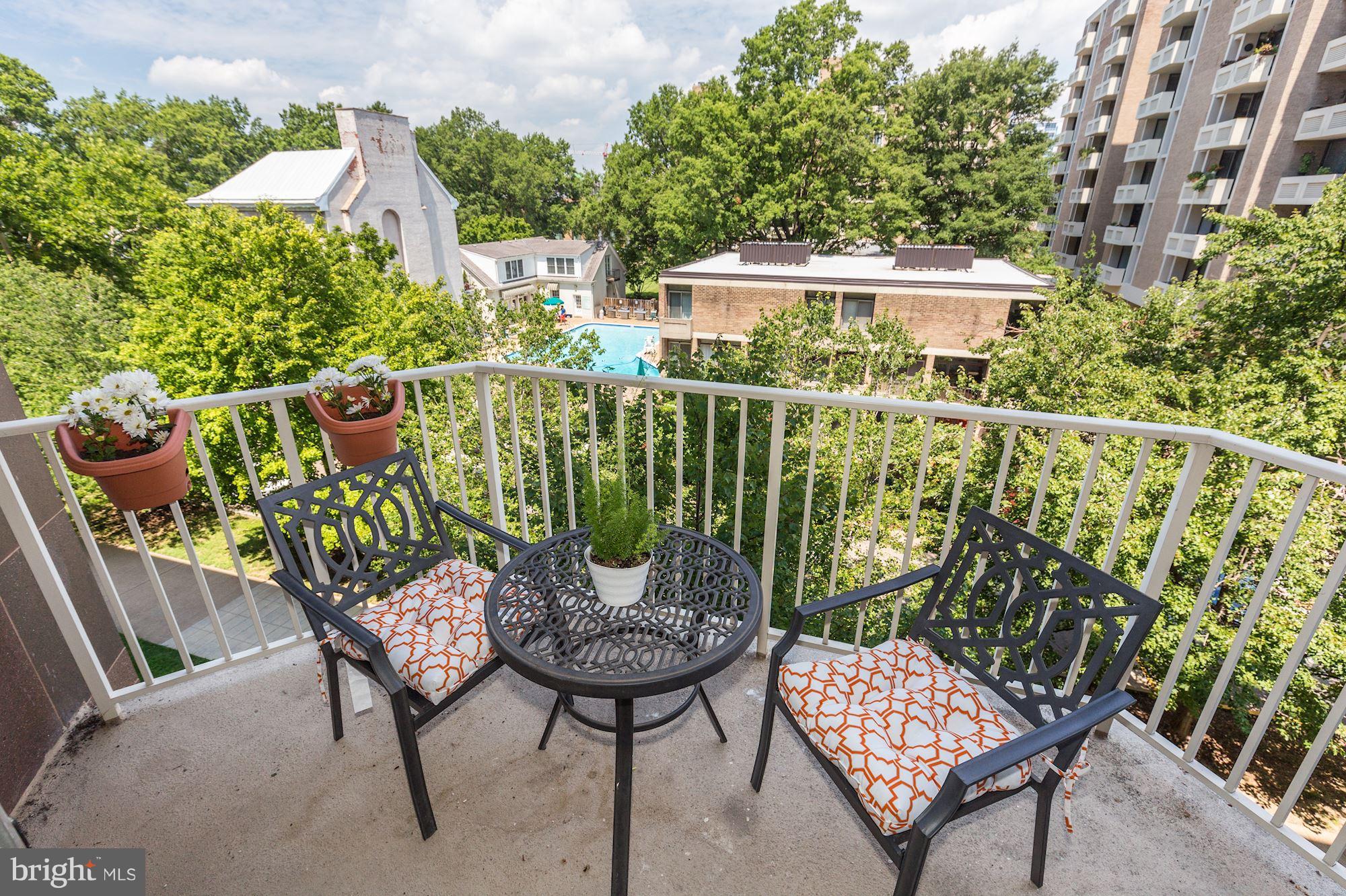 560 N Street Southwest, Unit N409 Washington, DC 20024 - Photo 15 of 21 Balcony