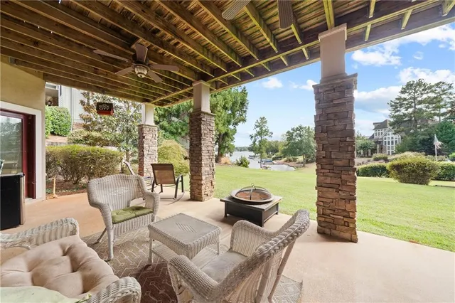 a view of kitchen with cabinets and wooden floor