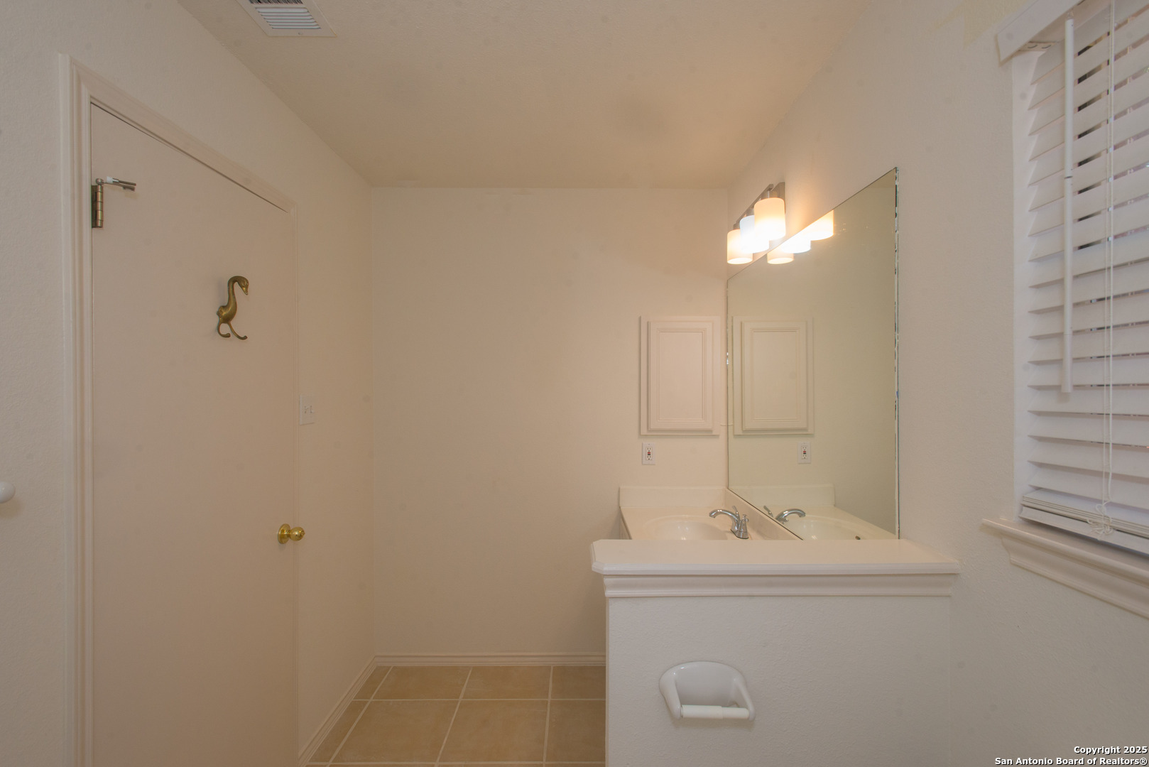 8914 Timber Run San Antonio, TX 78250 - Photo 9 of 23 a bathroom with a sink and mirror
