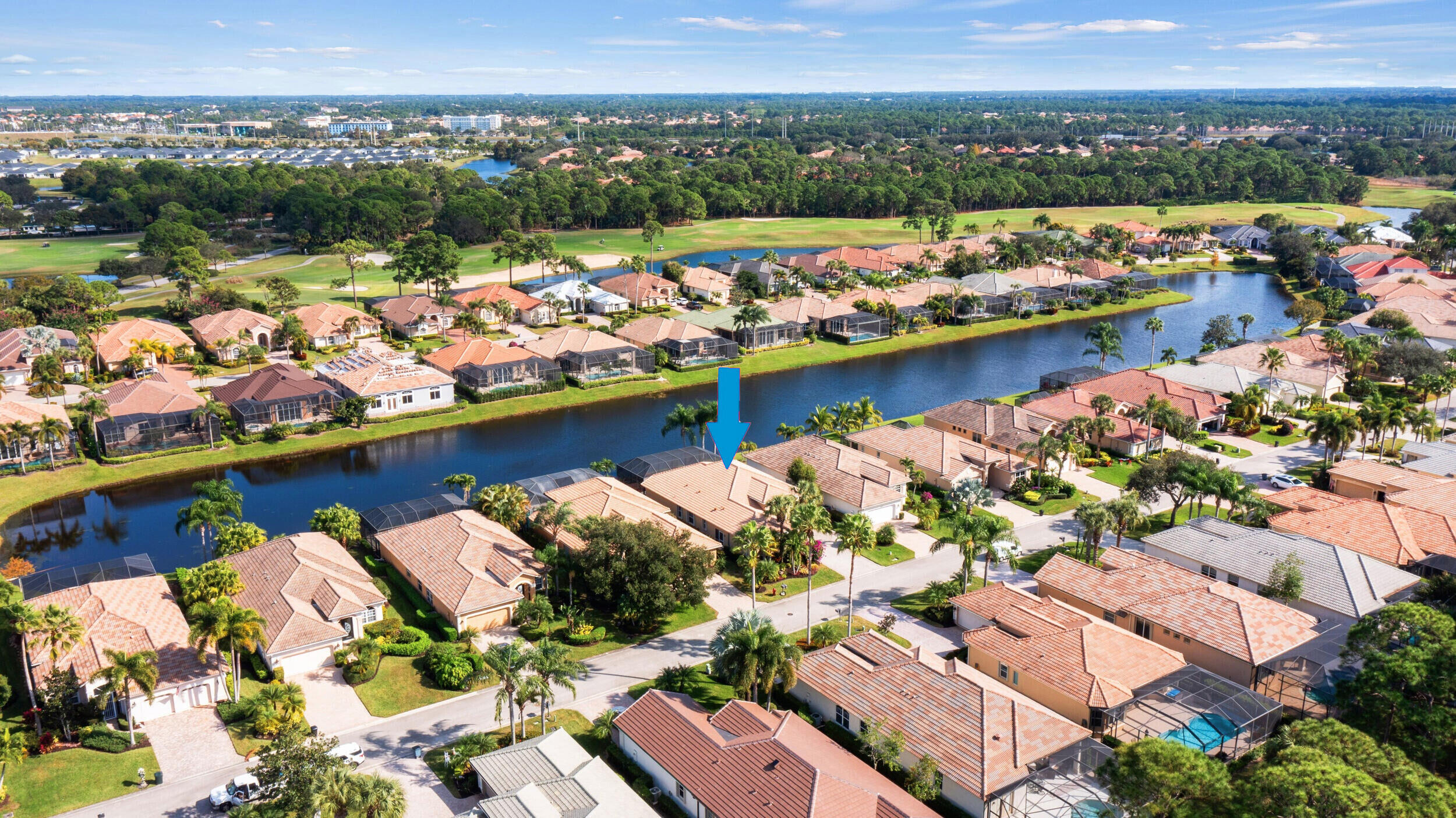 8820 First Tee Road Port St. Lucie, FL 34986 - Photo 55 of 69 Aerial 2