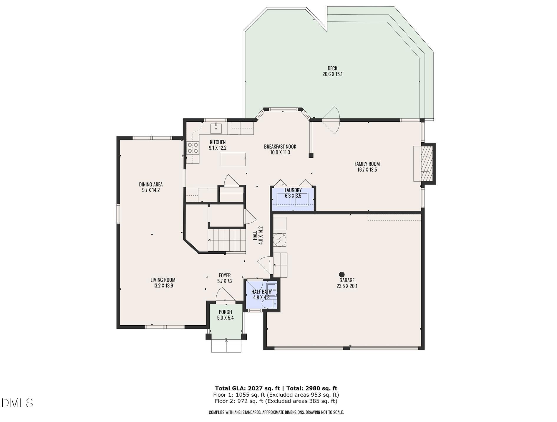 9101 Jackknife Trail Raleigh, NC 27615 - Photo 24 of 27 First Floor
