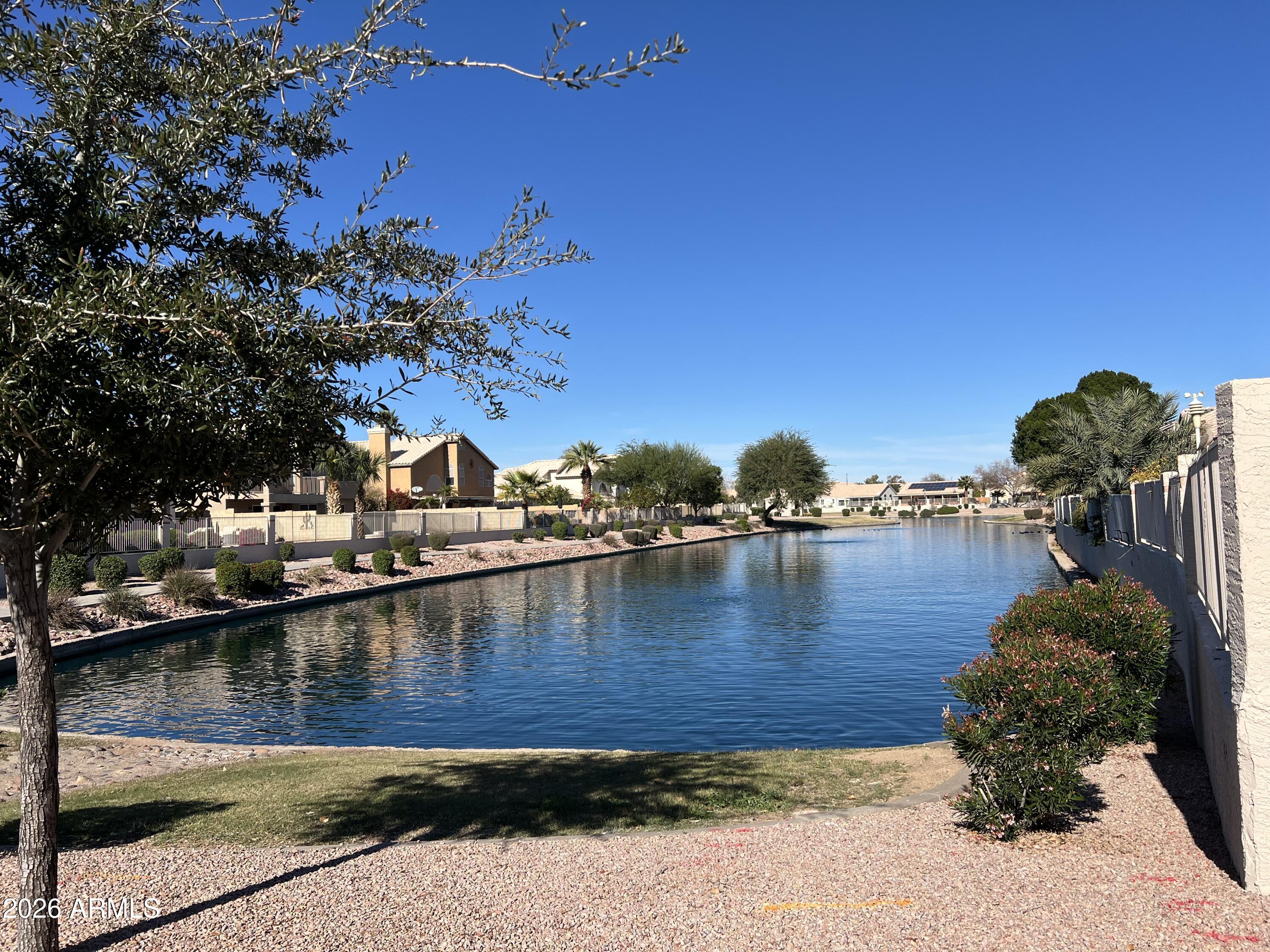 261 West Verano Place Gilbert, AZ 85233 - Photo 17 of 17 a view of a lake with boats and trees in the background