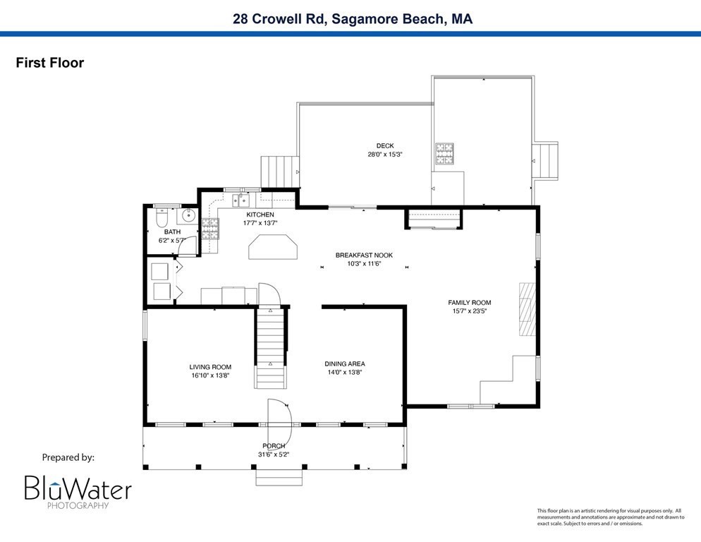 28 Crowell Road Bourne, MA 02562 - Photo 40 of 42 a picture of a floor plan