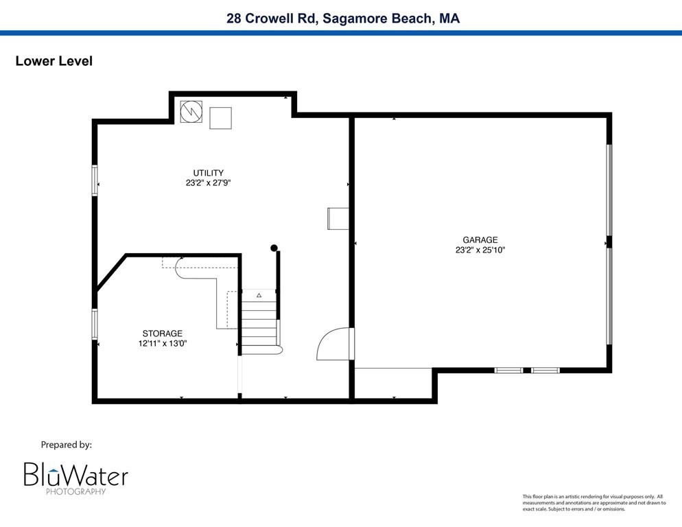 28 Crowell Road Bourne, MA 02562 - Photo 42 of 42 a picture of a floor plan