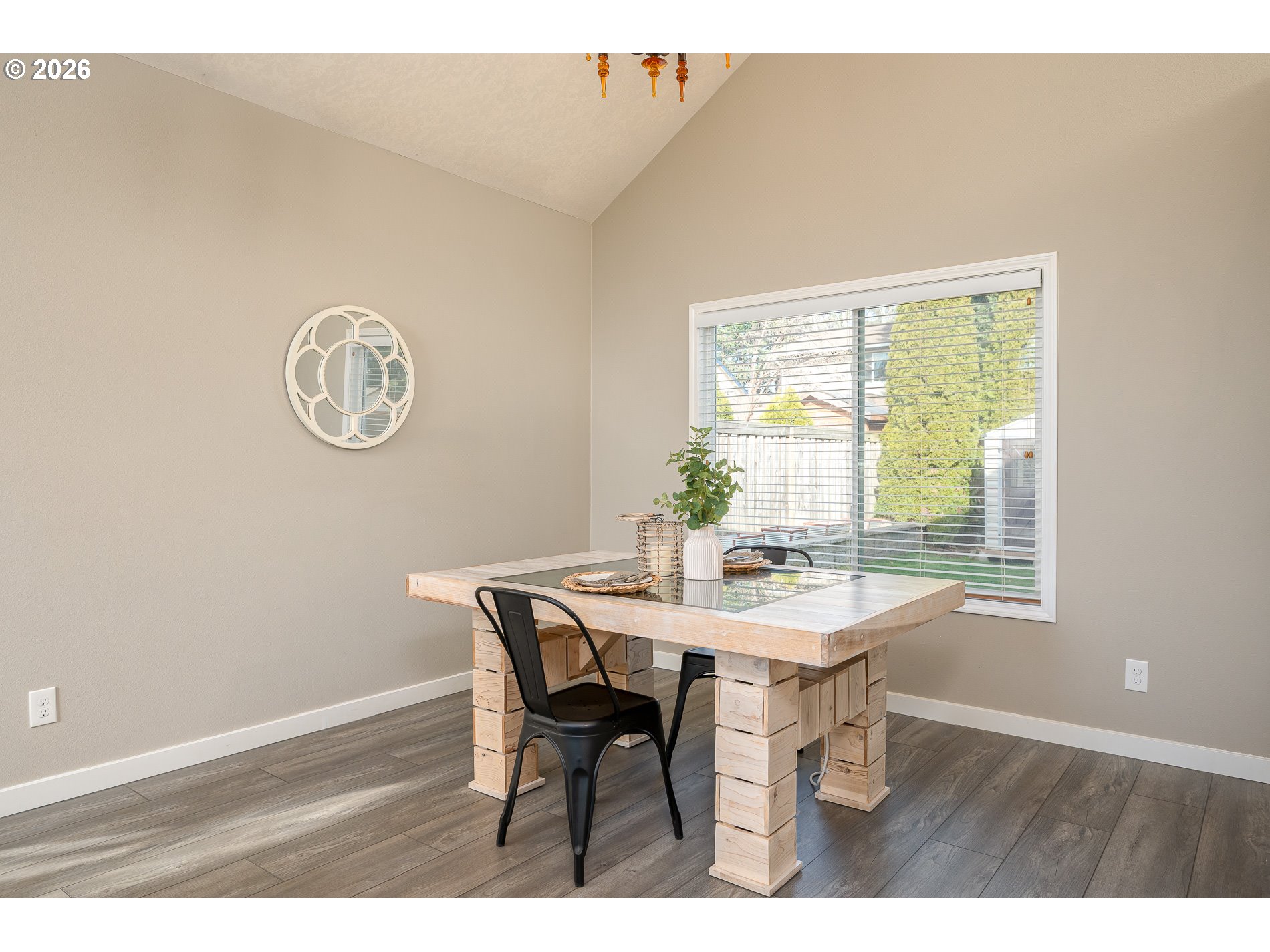 8670 Southwest Stratford Court Tigard, OR 97224 - Photo 14 of 42 a view of a dining room with furniture and window