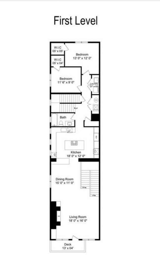 1846 North Mohawk Street, Unit PH Chicago, IL 60614 - Photo 36 of 37 a picture of a floor plan