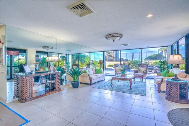 a living room filled with furniture