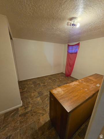 226 North State Street Preston, ID 83263 - Photo 14 of 18 Textured ceiling, surface-mounted lighting fixture, light-toned walls, and multi-toned tile flooring