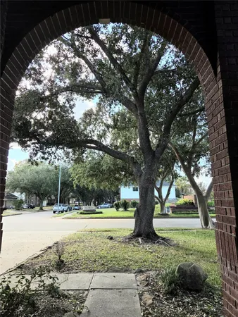 a view of outdoor space with trees