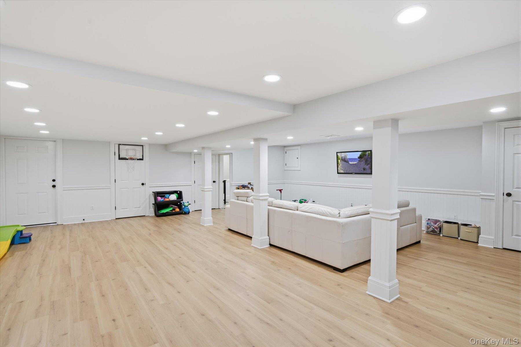 134 Sandy Hollow Road Northport, NY 11768 - Photo 22 of 28 Expansive lower level offering flexible recreation and living space.