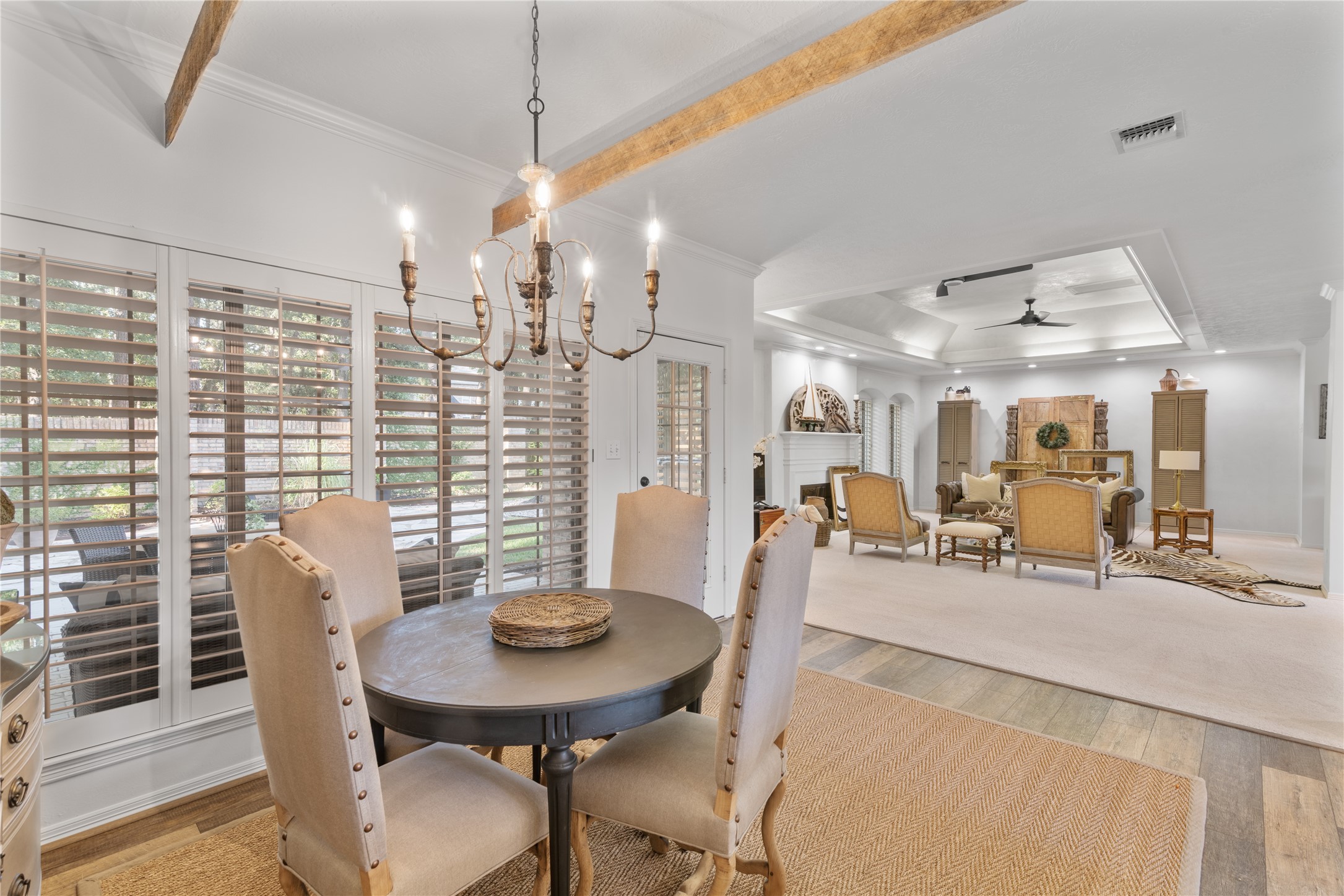901 Longmire Road, Unit 51 Conroe, TX 77304 - Photo 20 of 48 Additional seating breakfast room overlooking breathtaking views of peaceful oasis.