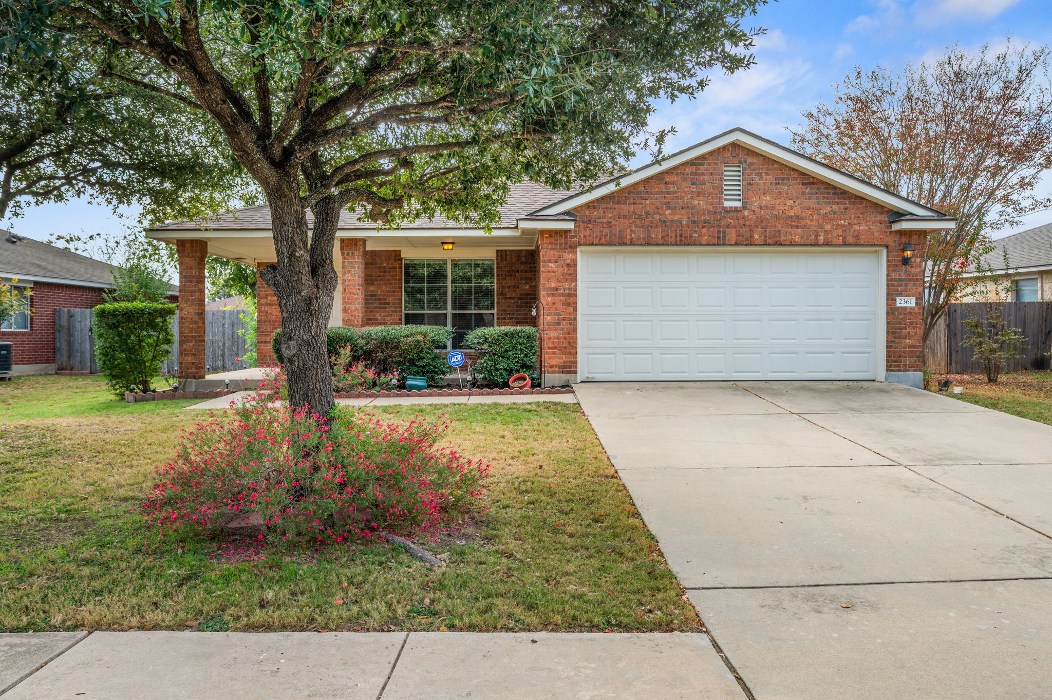 2361 Pearson Way Round Rock, TX 78665 - Photo 1 of 1 front view of a house with a yard