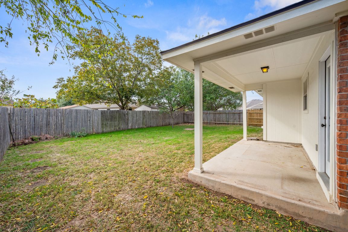 2361 Pearson Way Round Rock, TX 78665 - Photo 20 of 32 a view of a backyard with green space
