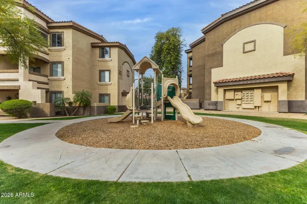 a view of a building with a outdoor space