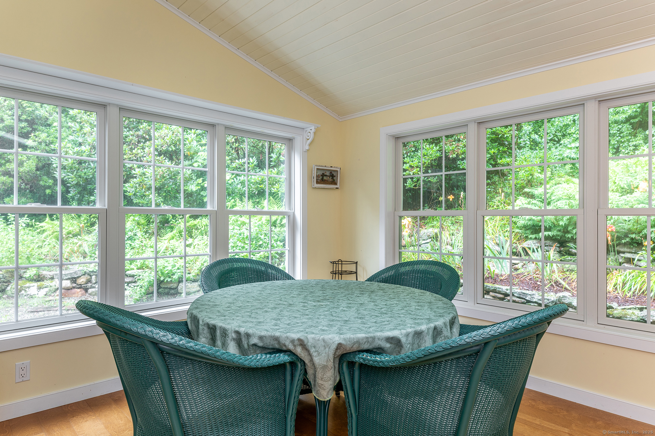 132 South Kent Road Kent, CT 06757 - Photo 16 of 26 a view of a dining room with furniture and wooden floor