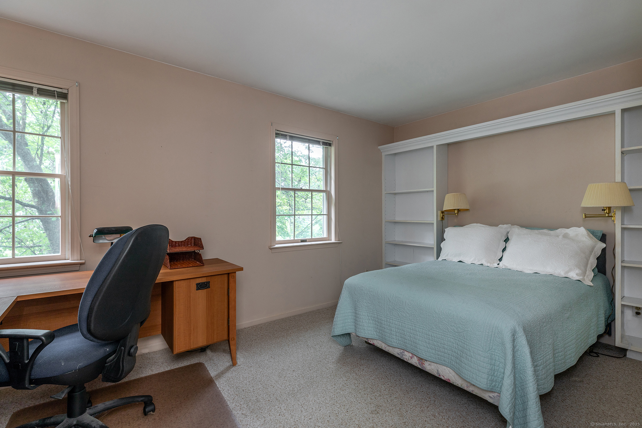 132 South Kent Road Kent, CT 06757 - Photo 22 of 26 a bedroom with a bed and a desk