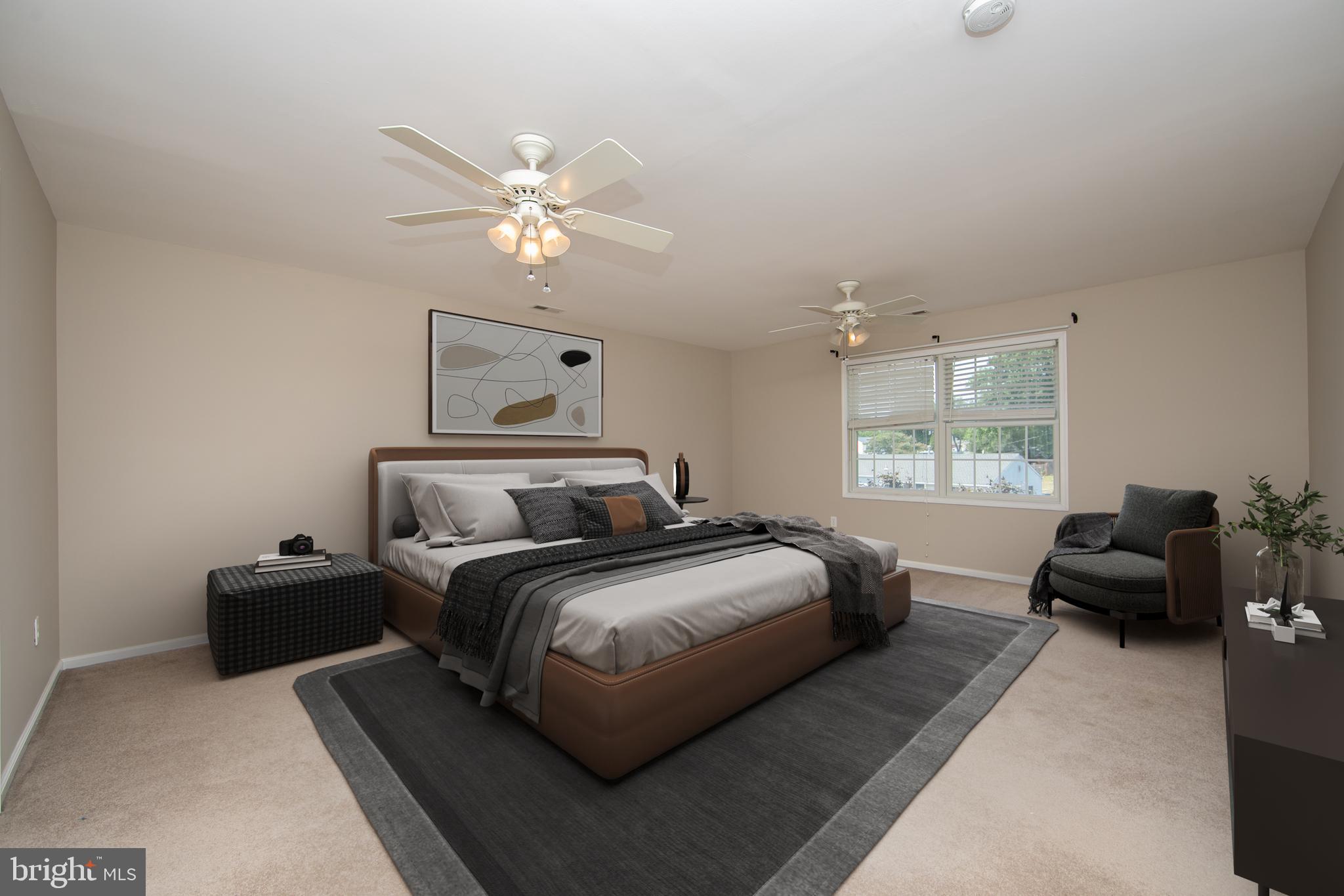 148 Fairfax Road Fairless Hills, PA 19030 - Photo 29 of 50 Second floor Primary- virtually staged