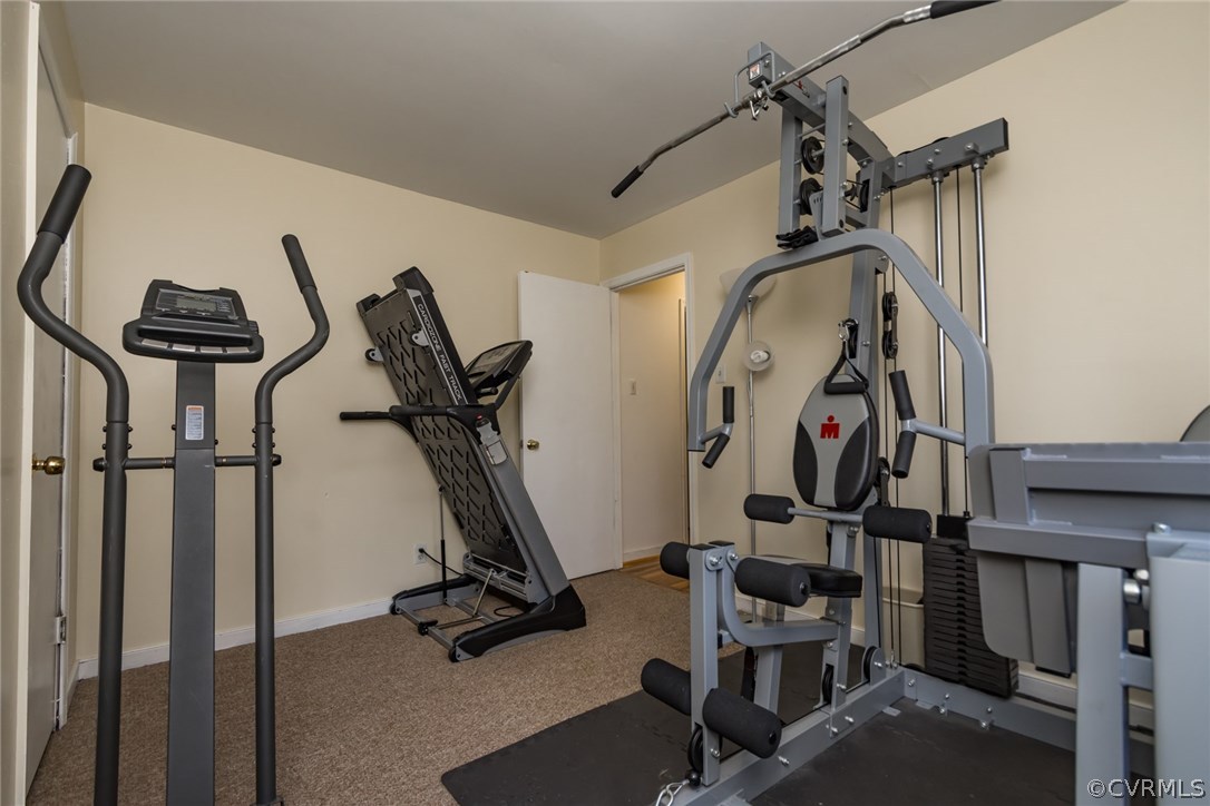 5009 Tulip Oak Road Chesterfield, VA 23832 - Photo 17 of 35 a view of a room with gym equipment