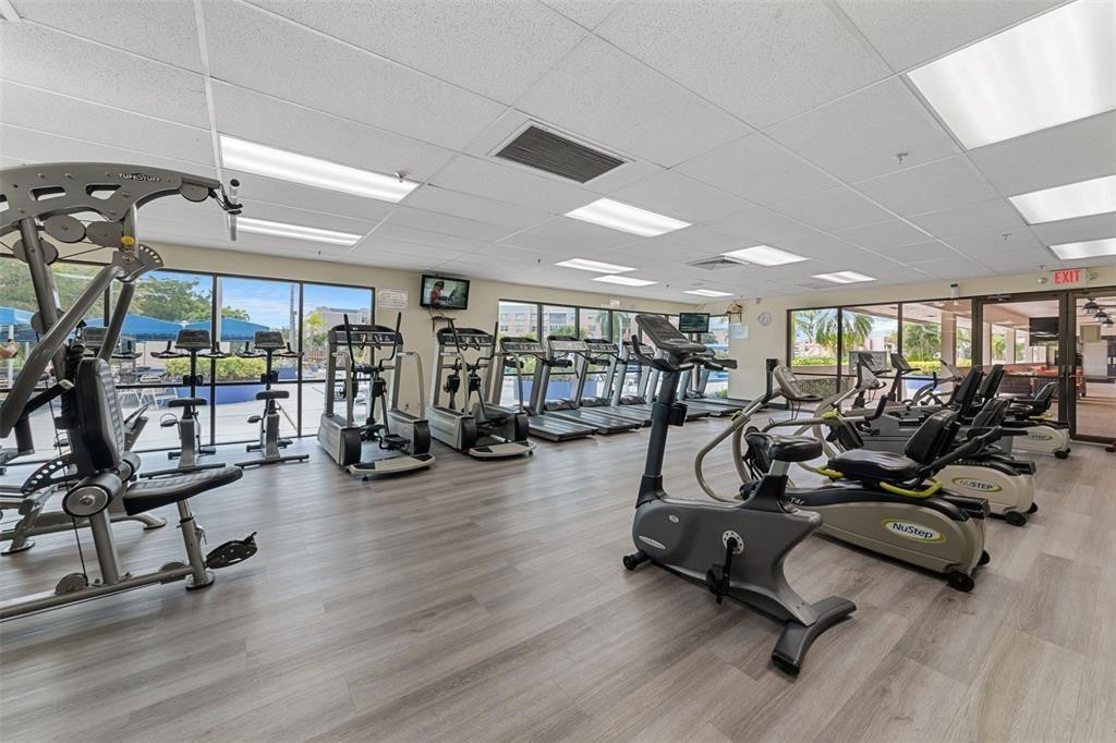 2541 North Nob Hill Road, Unit 206 Sunrise, FL 33322 - Photo 43 of 44 a view of a room with gym equipment