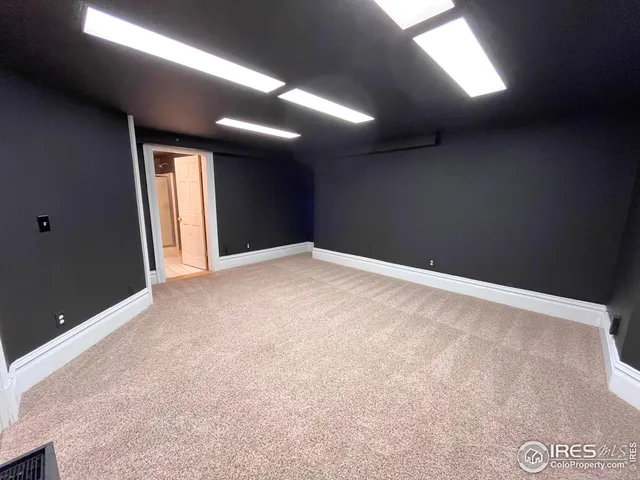 a view of an empty room